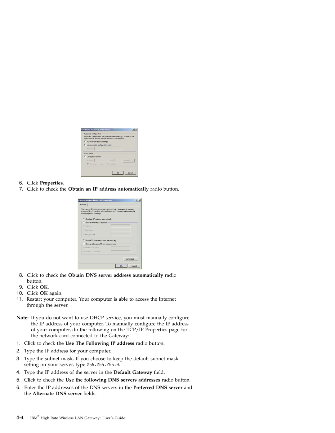 IBM 22P6415 manual 4IBM High Rate Wireless LAN Gateway User’s Guide 