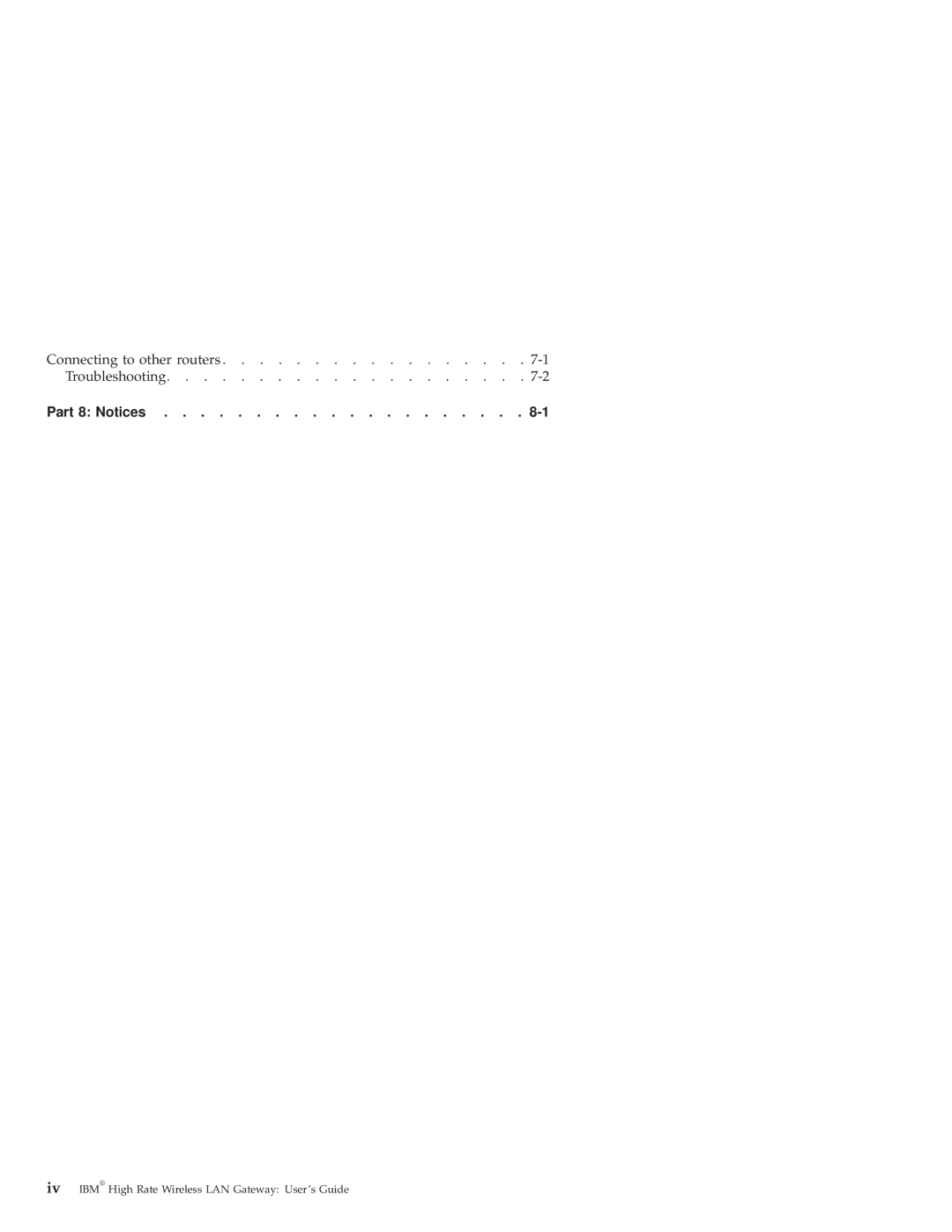 IBM 22P6415 manual Part 8 Notices 