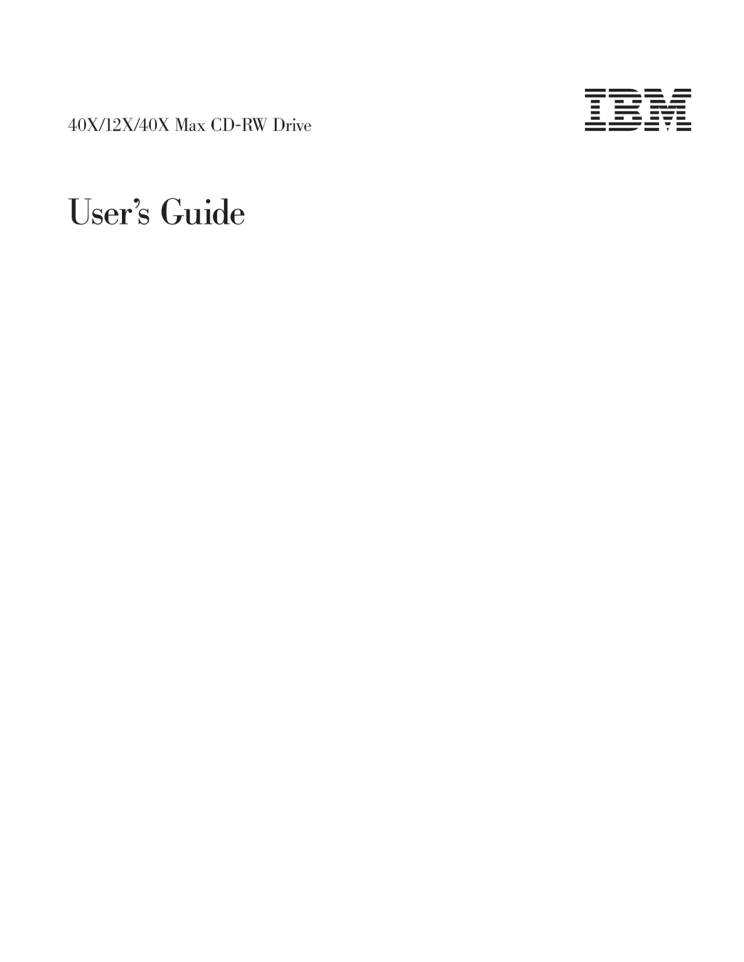 IBM 22P6979 manual User’s Guide 