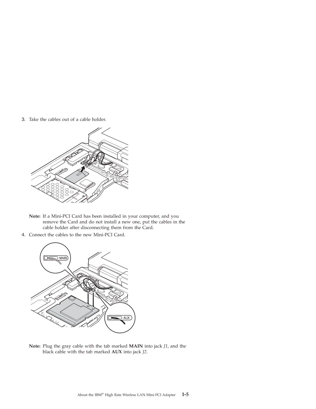 IBM 22P7713 manual About the IBM High Rate Wireless LAN Mini-PCI Adapter 