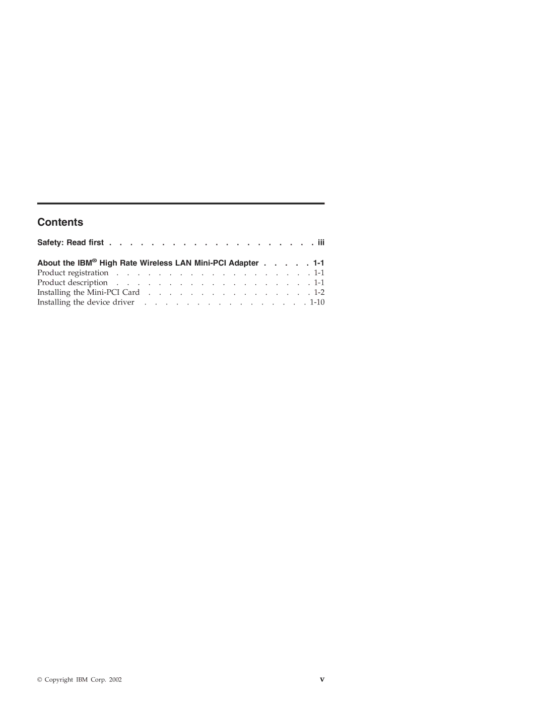 IBM 22P7713 manual Contents 