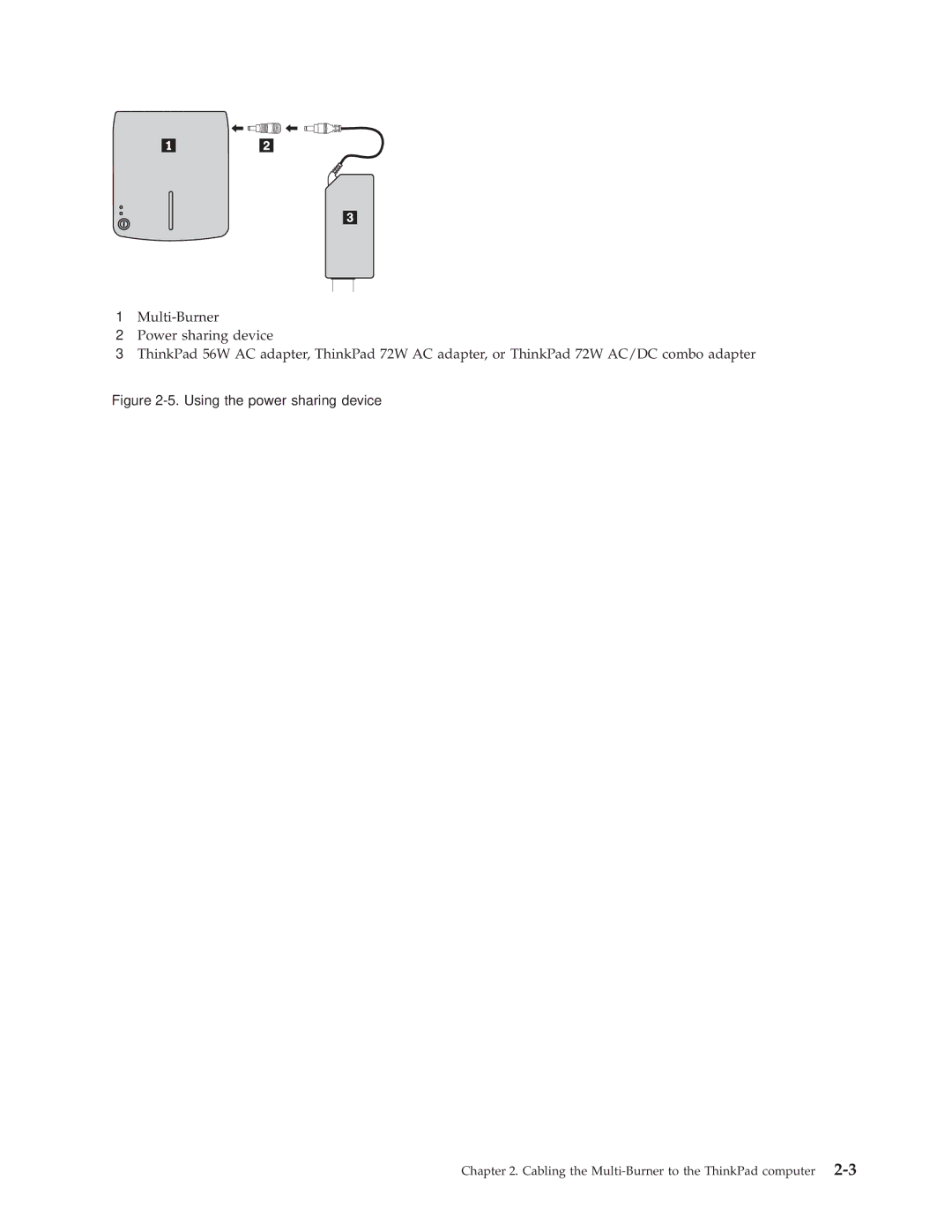 IBM 22P9176 manual Using the power sharing device 