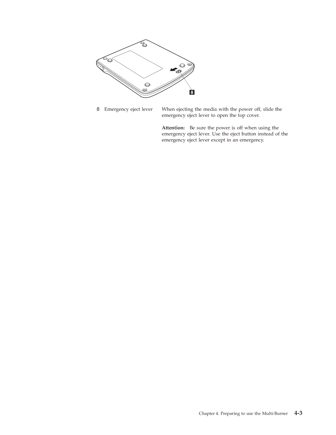 IBM 22P9176 manual Preparing to use the Multi-Burner 