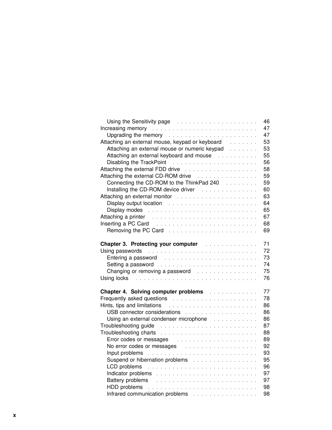 IBM 240 manual Attaching 