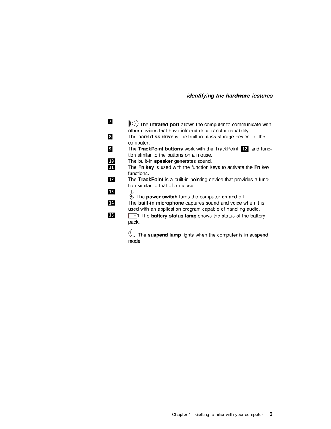 IBM 240 manual Key, Status Lamp 