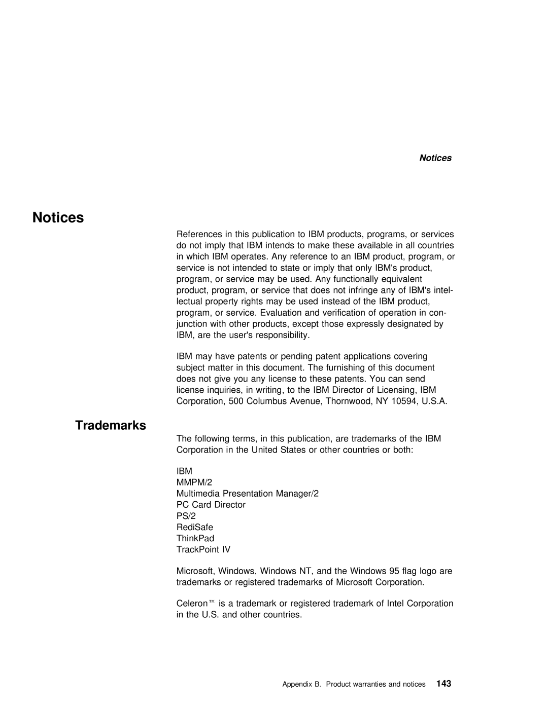 IBM 240 manual Trademarks, IBM MMPM/2 