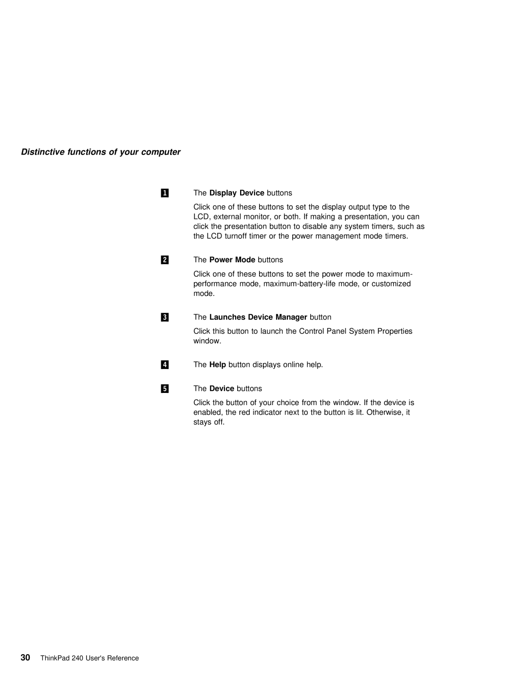 IBM 240 manual Mode, Manager 