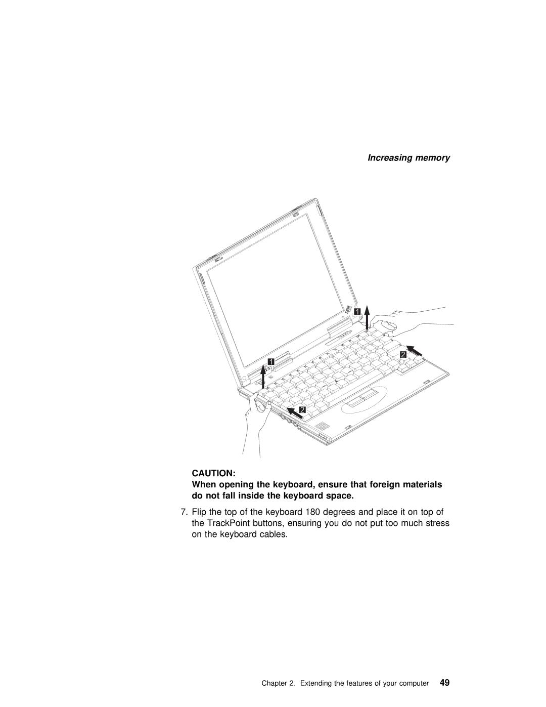 IBM 240 manual That foreign materials, Do not fall, Space, Inside 