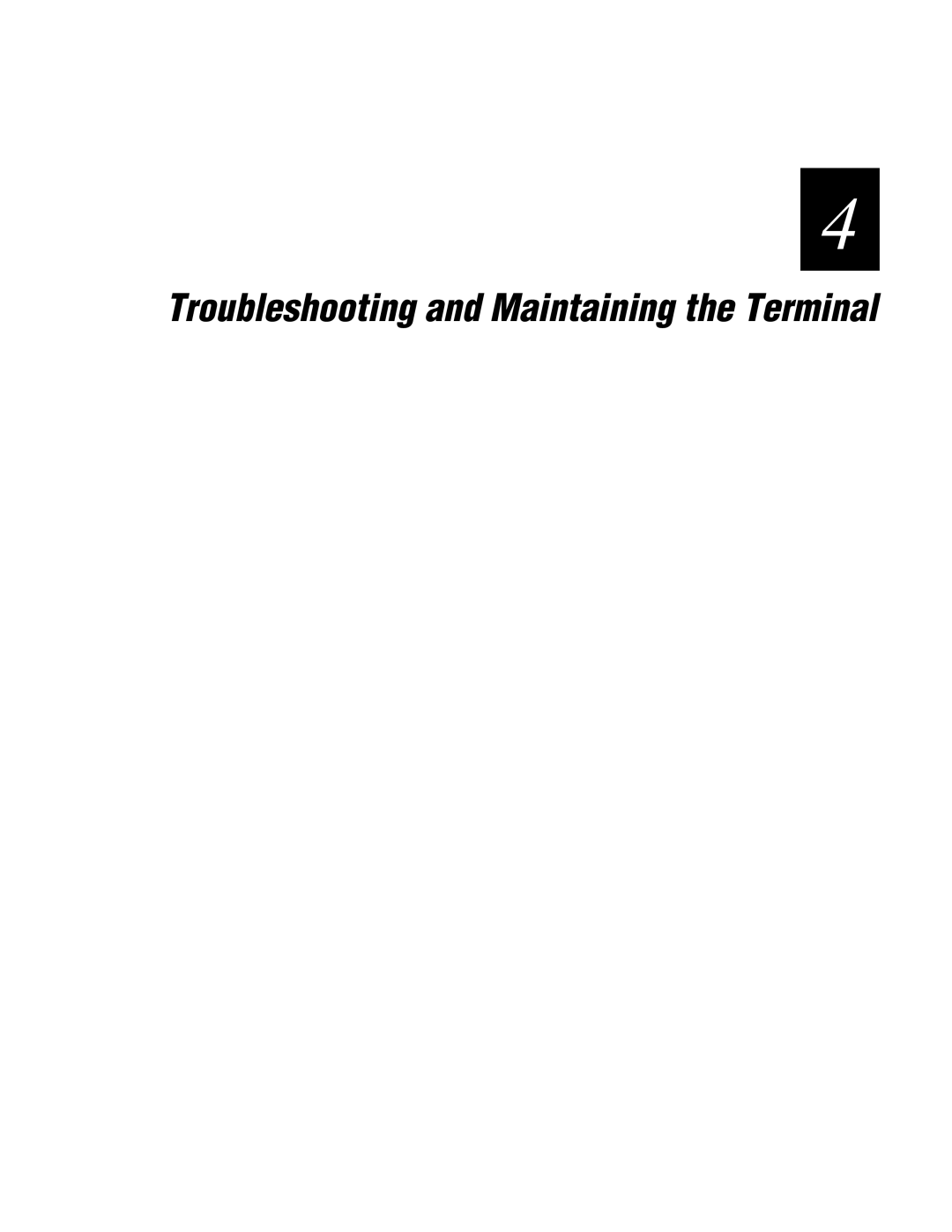 IBM 243X user manual Troubleshooting and Maintaining the Terminal 