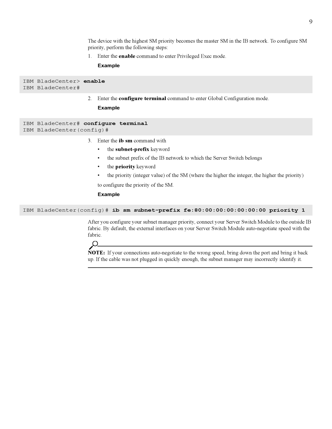 IBM 24R9718 IB manual Subnet-prefix keyword 