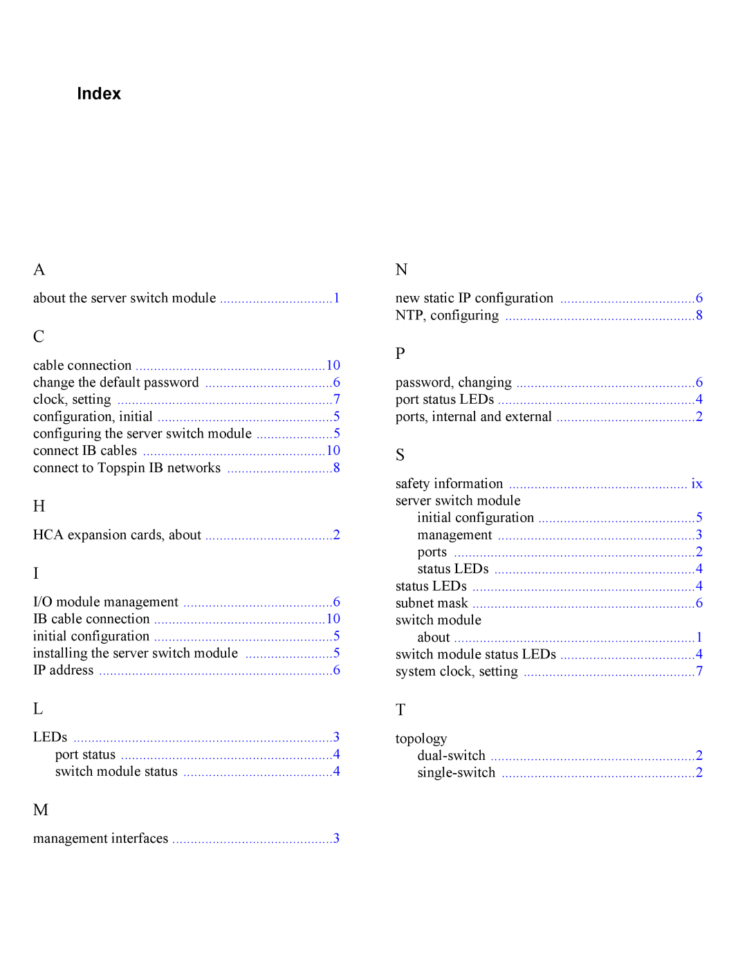 IBM 24R9718 IB manual Index 