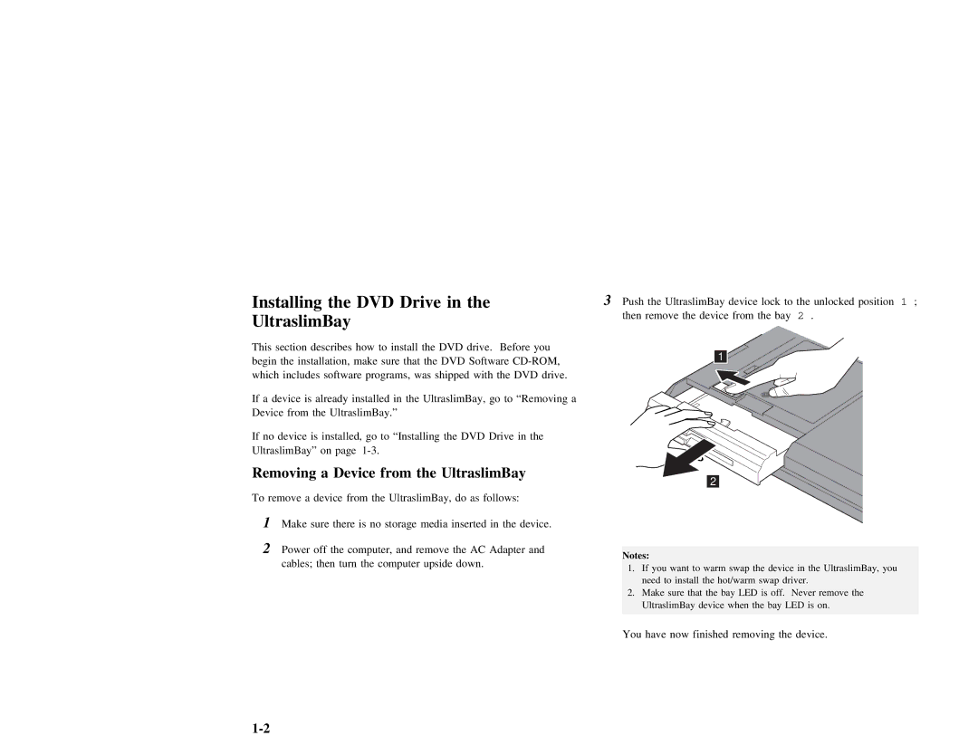 IBM 27L2579 manual Installing, Device 