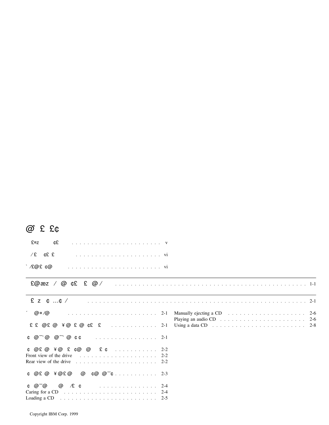 IBM 28L2234 manual Contents 