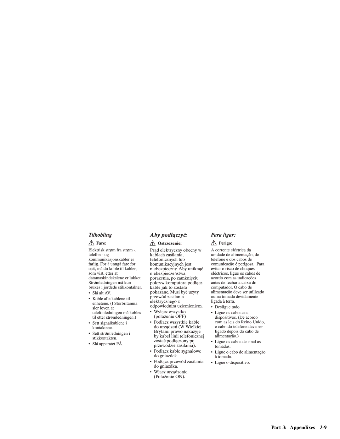 IBM 28L2234 manual Part 3 Appendixes 