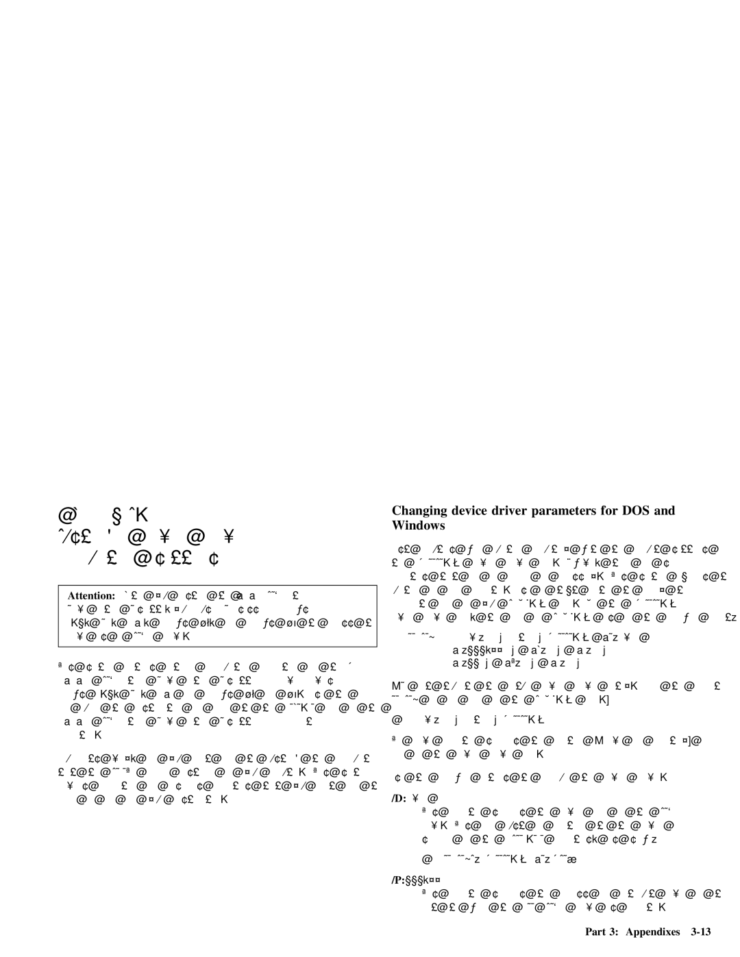 IBM 28L2234 manual Driver, Settings 