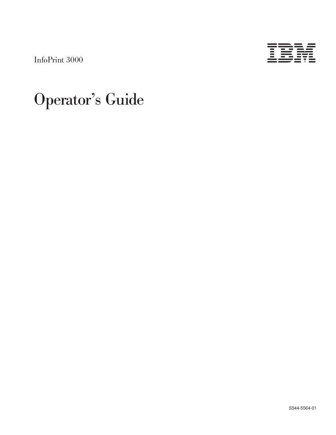 IBM 3000 manual Ibm 