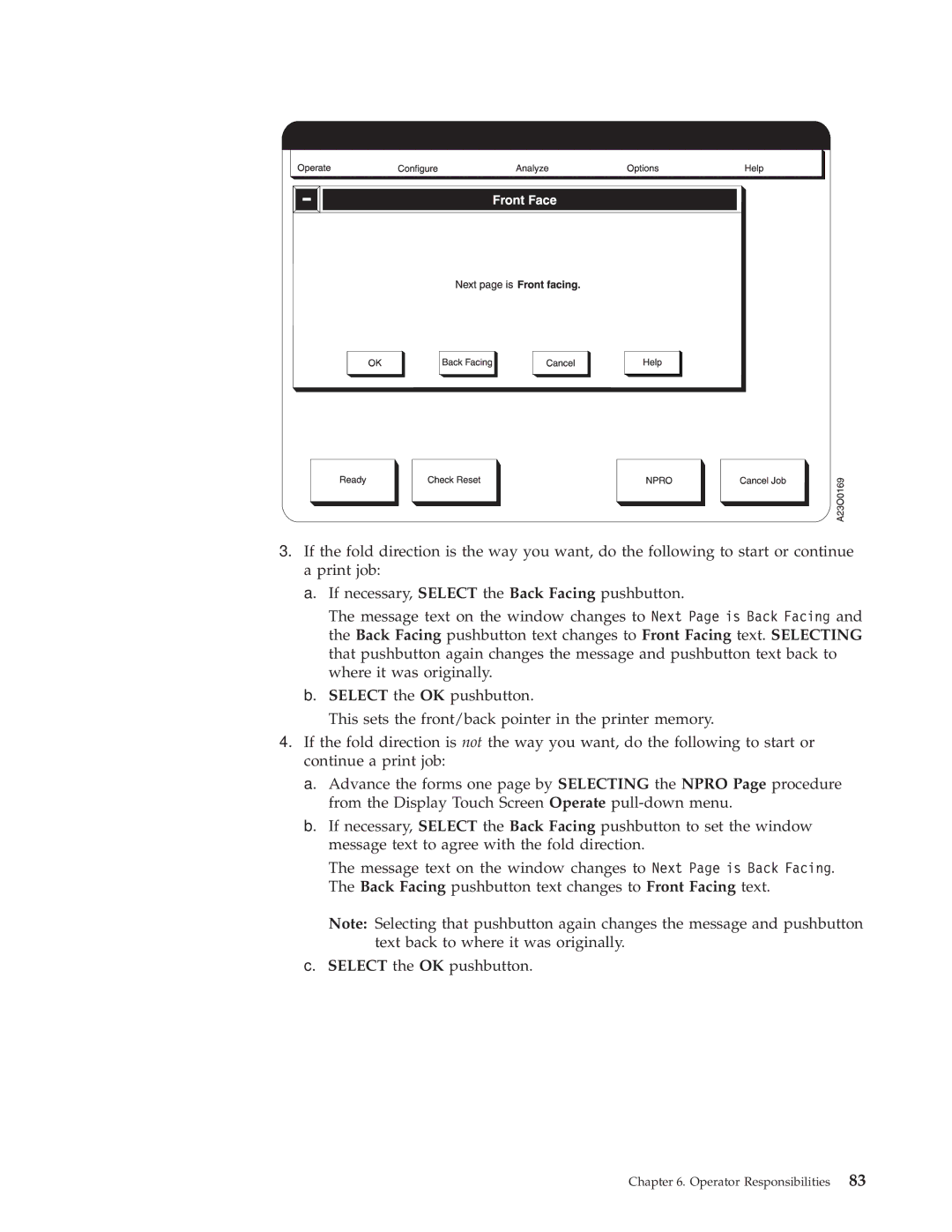 IBM 3000 manual Operator Responsibilities 