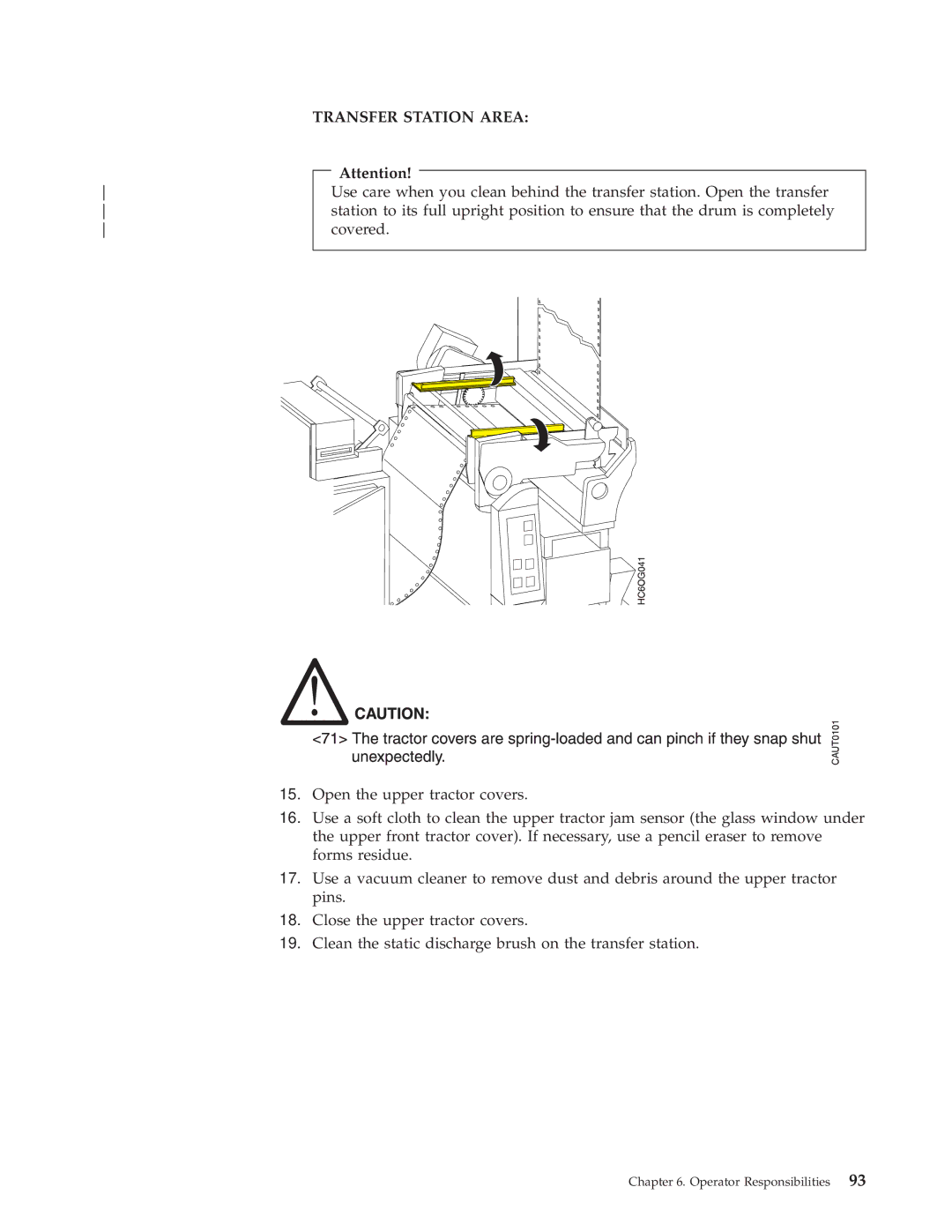 IBM 3000 manual Transfer Station Area 