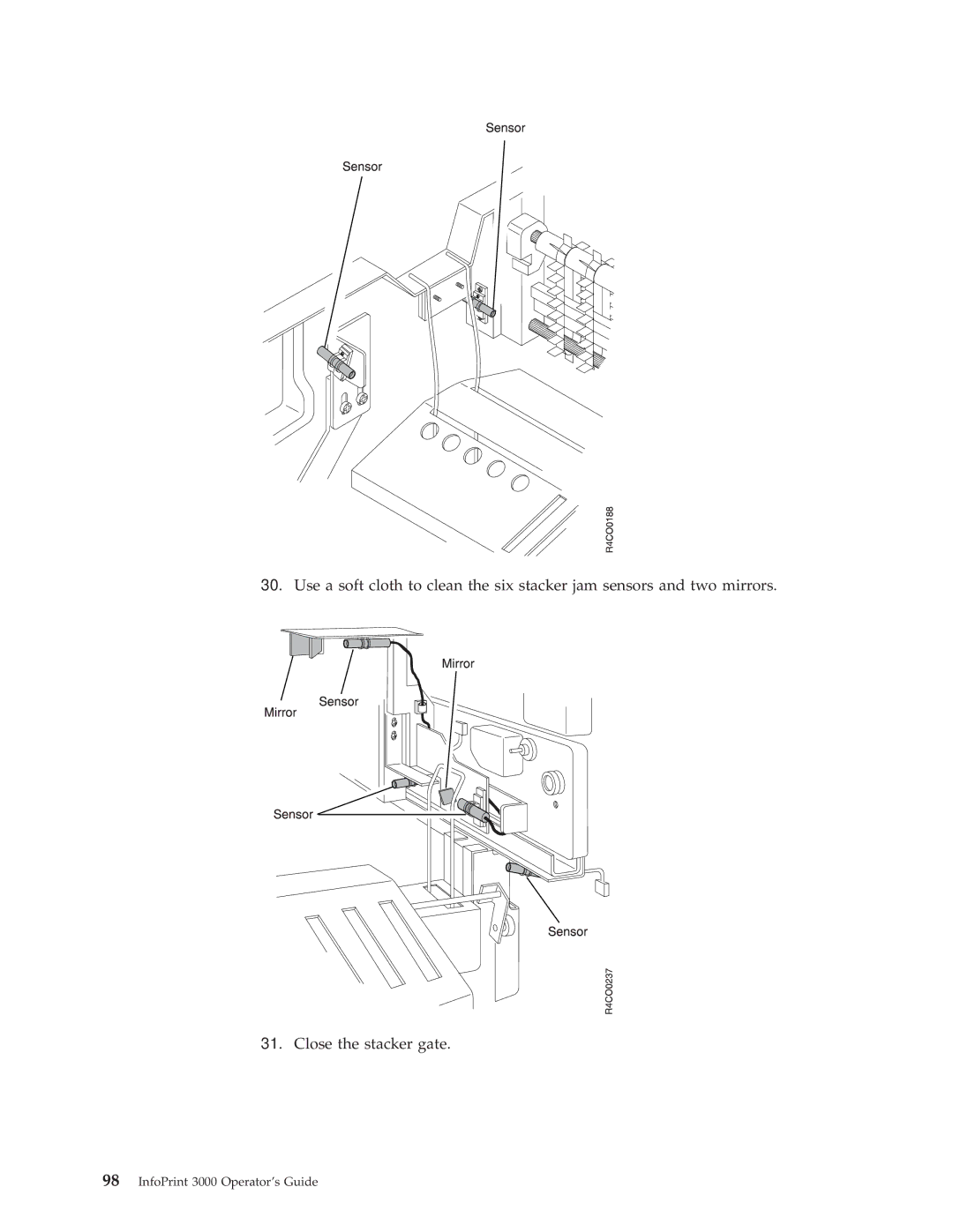 IBM manual InfoPrint 3000 Operators Guide 