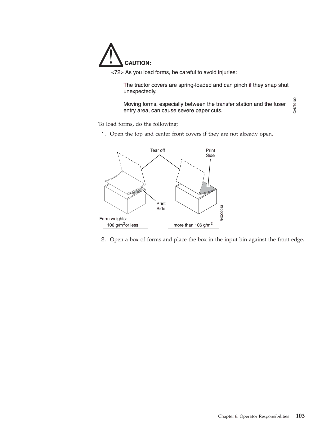 IBM 3000 manual Operator Responsibilities 