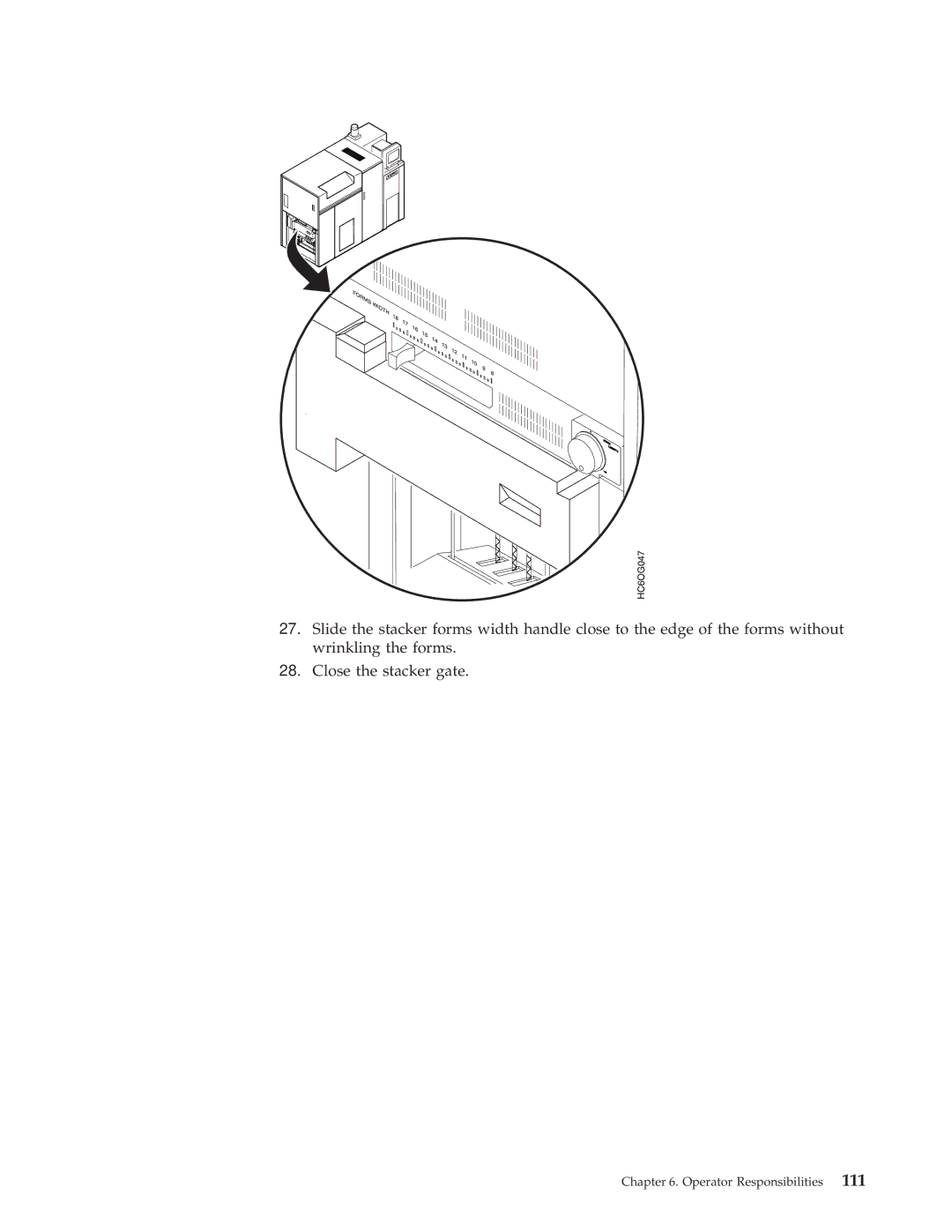 IBM 3000 manual Operator Responsibilities 