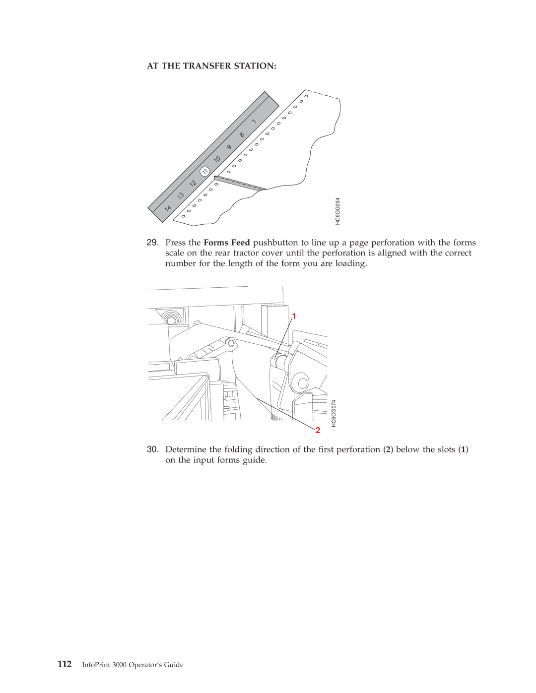 IBM 3000 manual AT the Transfer Station 