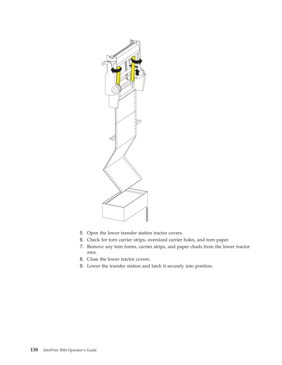 IBM manual InfoPrint 3000 Operators Guide 