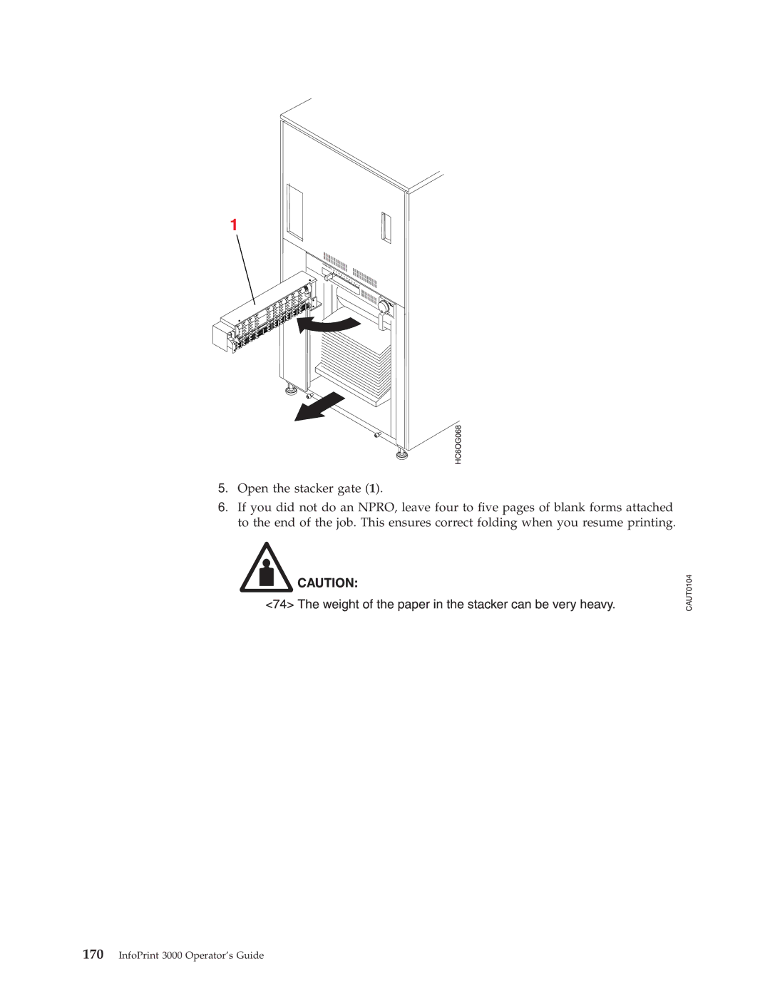 IBM manual InfoPrint 3000 Operators Guide 