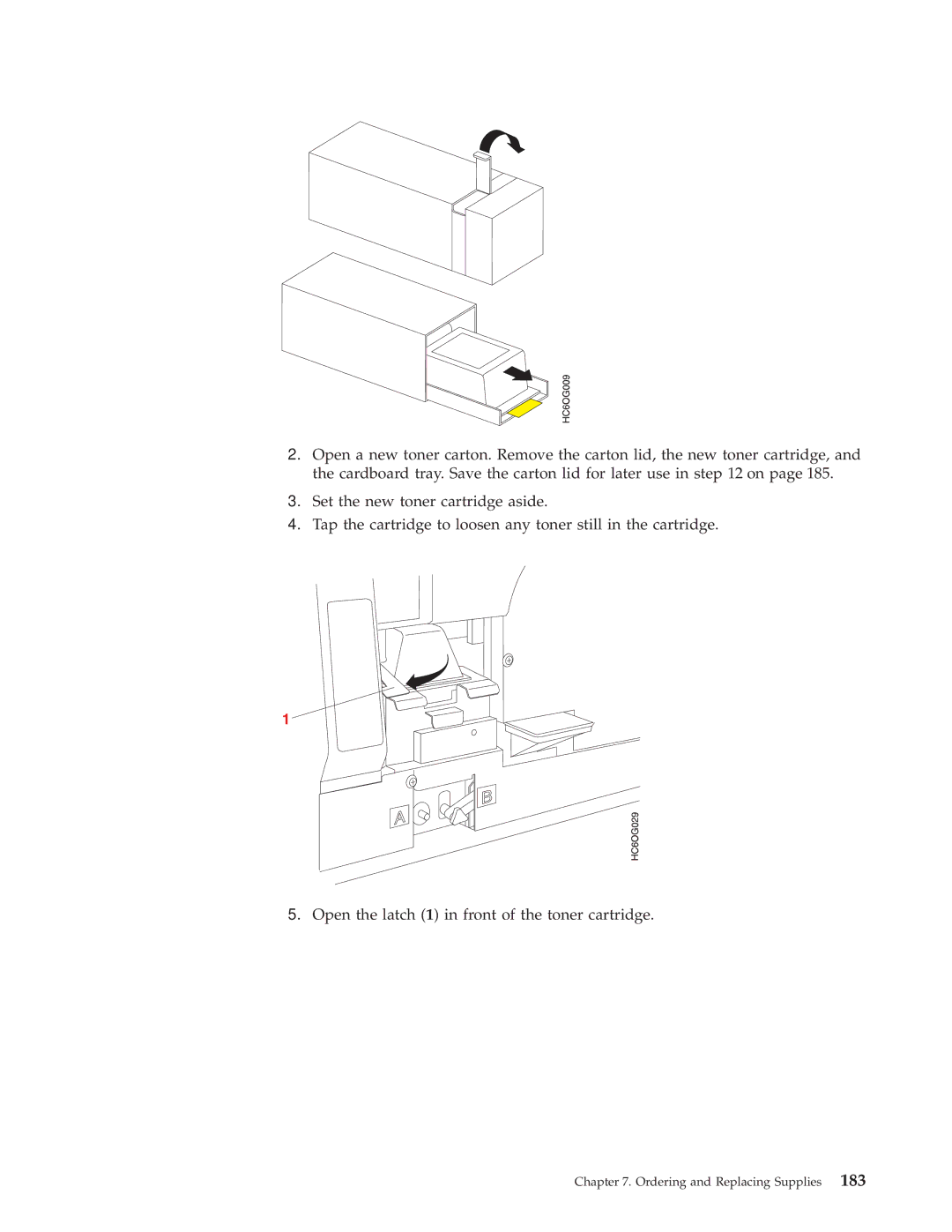 IBM 3000 manual Ordering and Replacing Supplies 