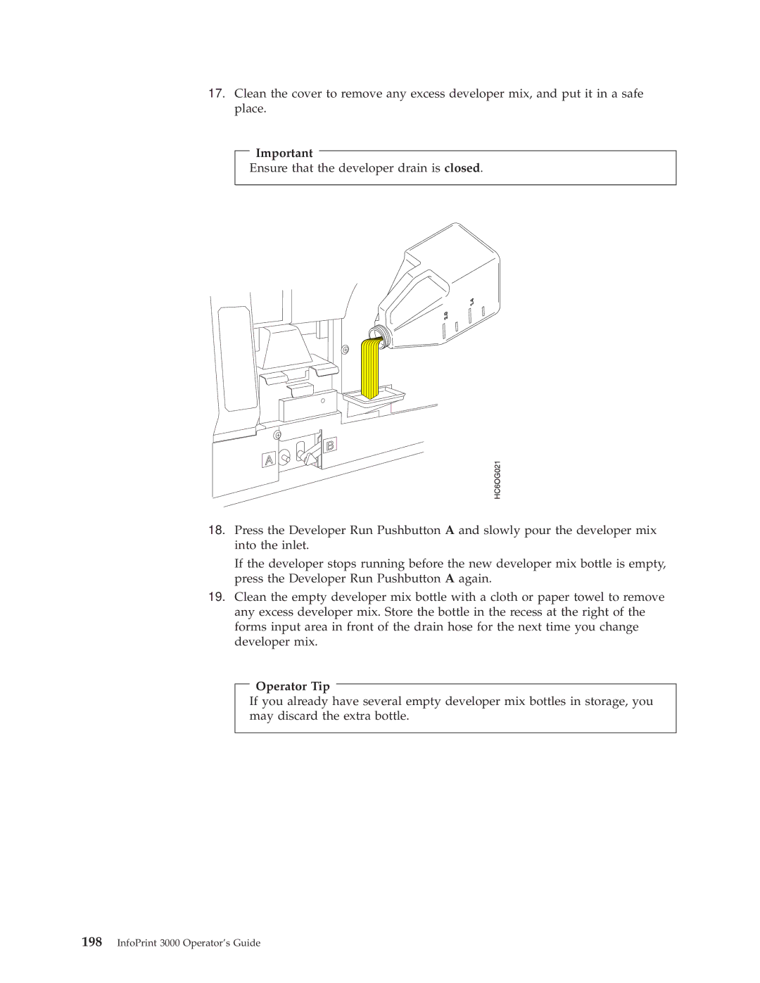 IBM 3000 manual Operator Tip 