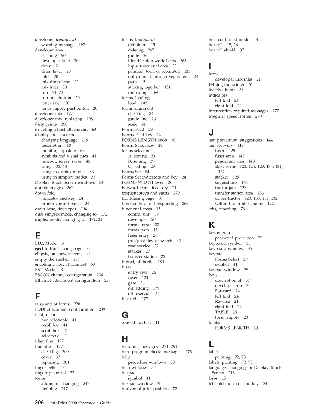 IBM 3000 manual Developer 