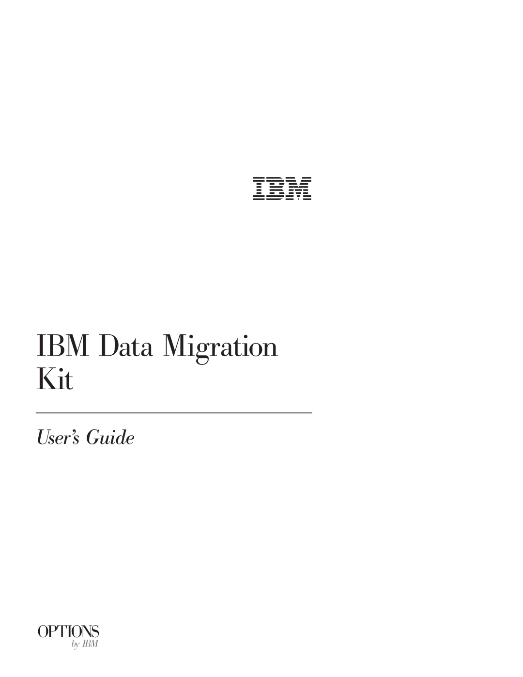 IBM 31P8128 manual IBM Data Migration Kit 