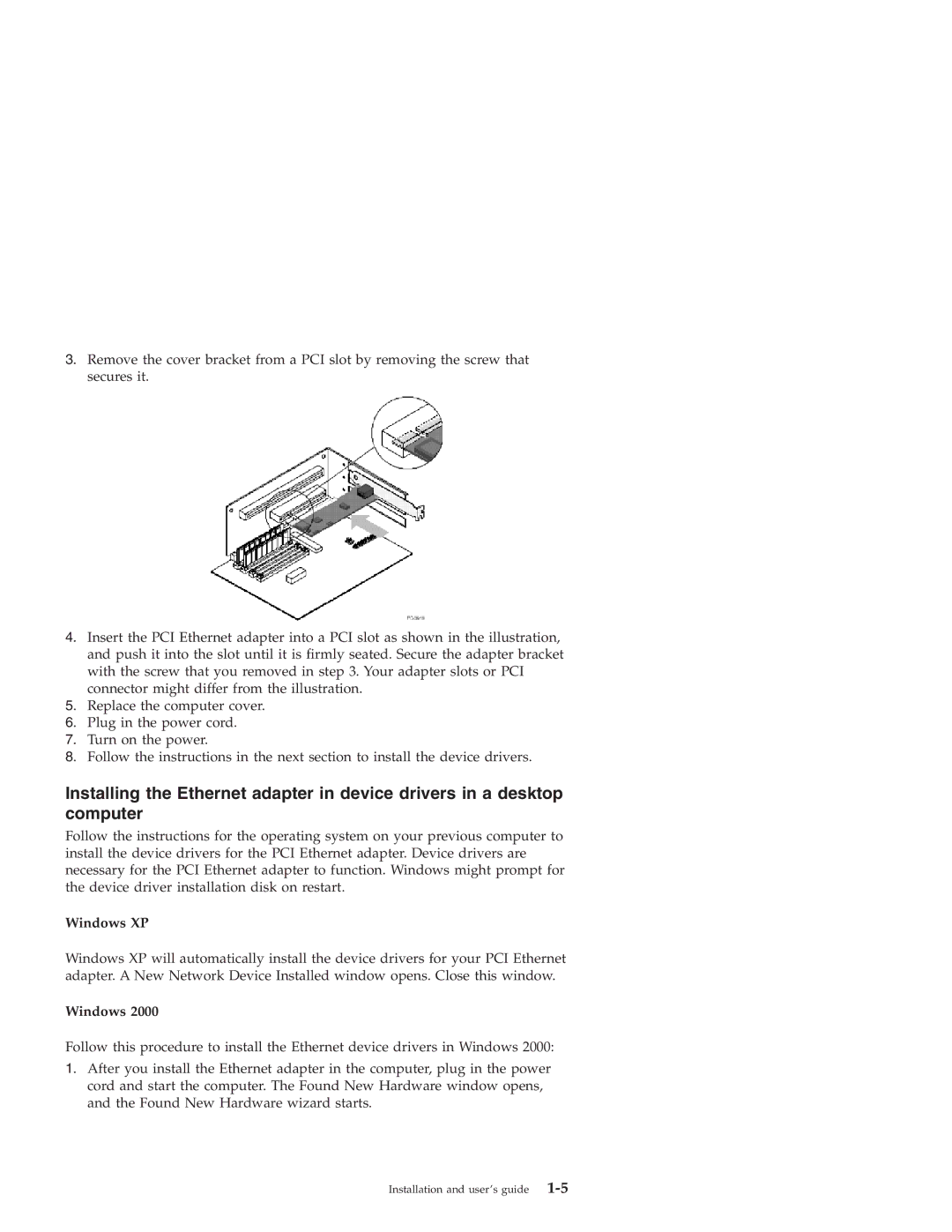 IBM 31P8128 manual Windows XP 