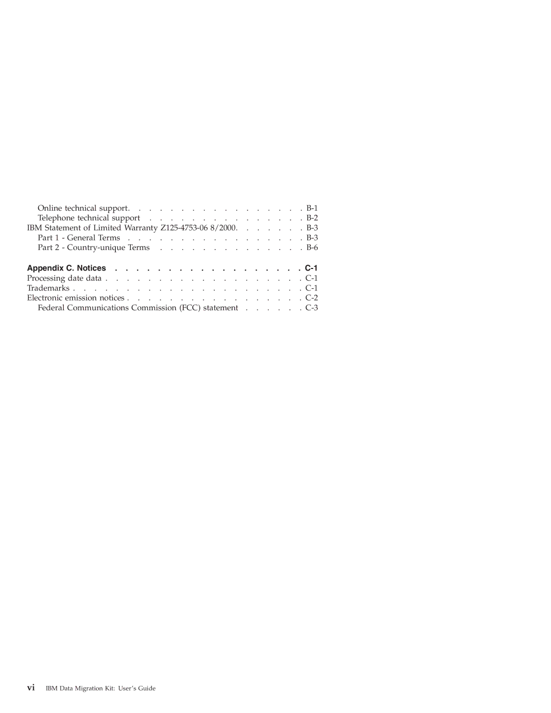 IBM 31P8128 manual Appendix C. Notices 