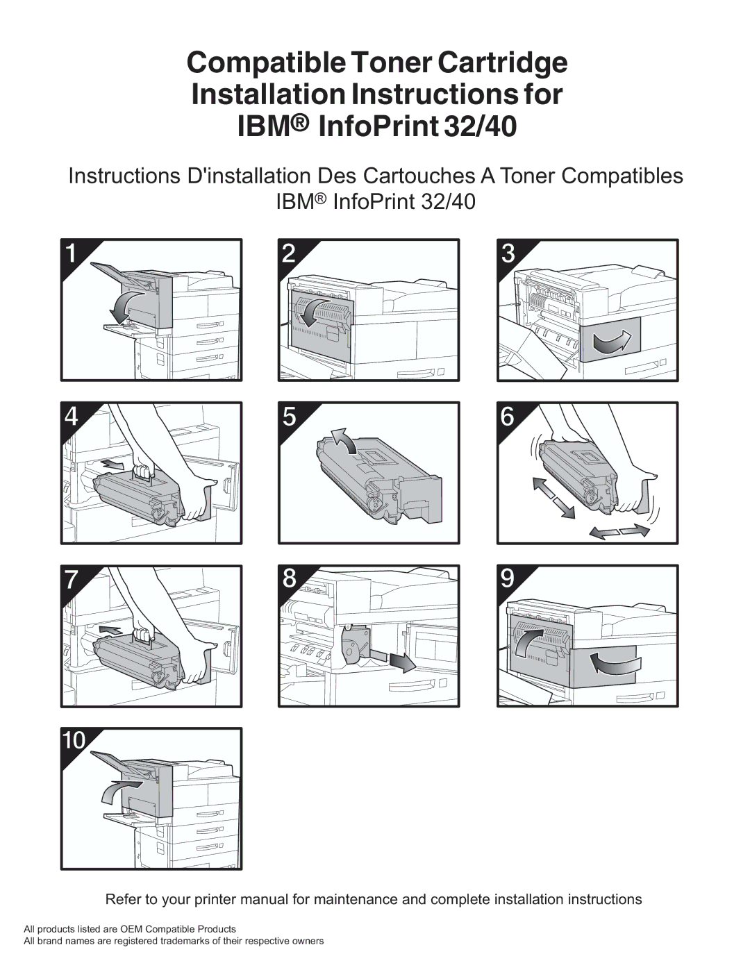 IBM 32 installation instructions 