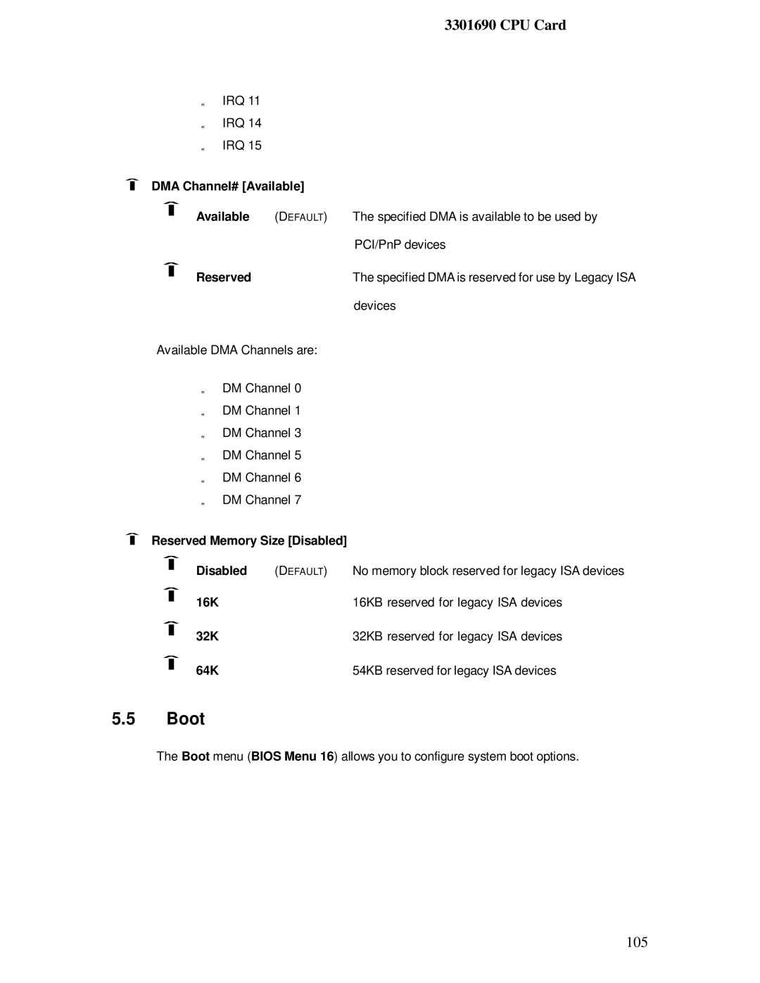 IBM 3301690 user manual Boot 