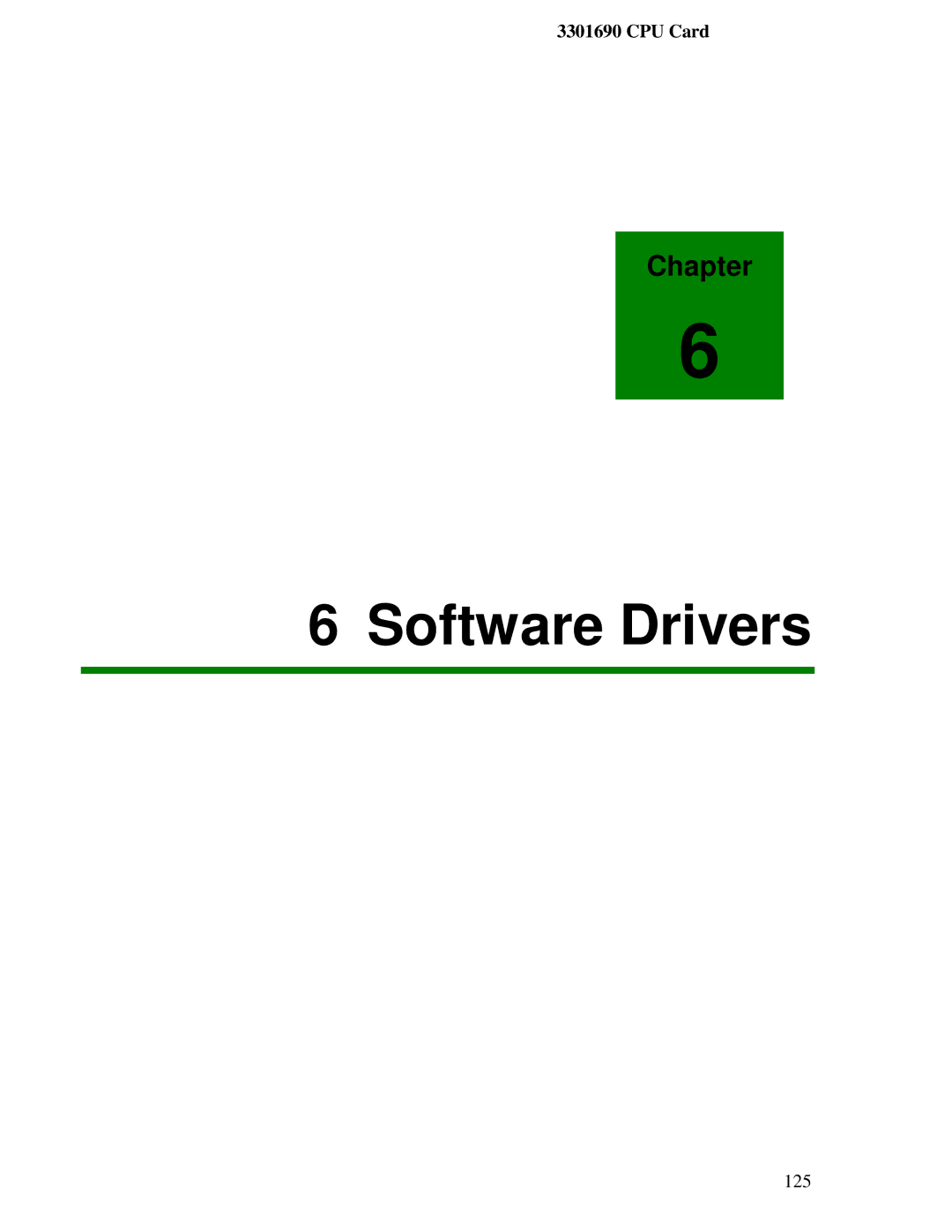 IBM 3301690 user manual Software Drivers 