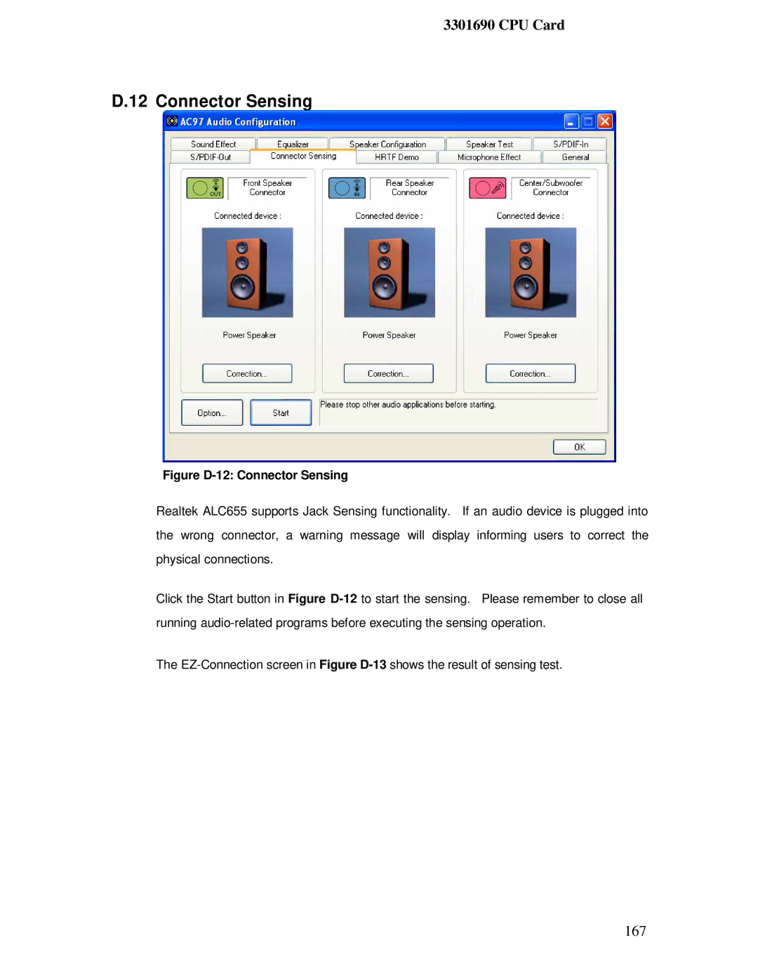 IBM 3301690 user manual Figure D-12 Connector Sensing 