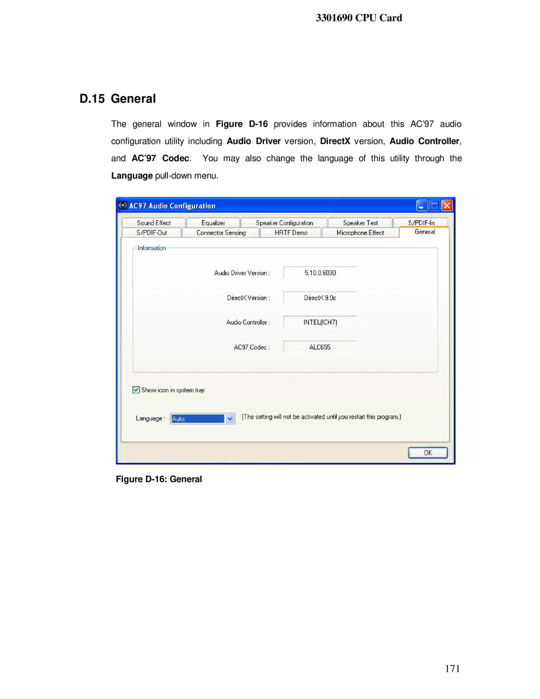 IBM 3301690 user manual Figure D-16 General 