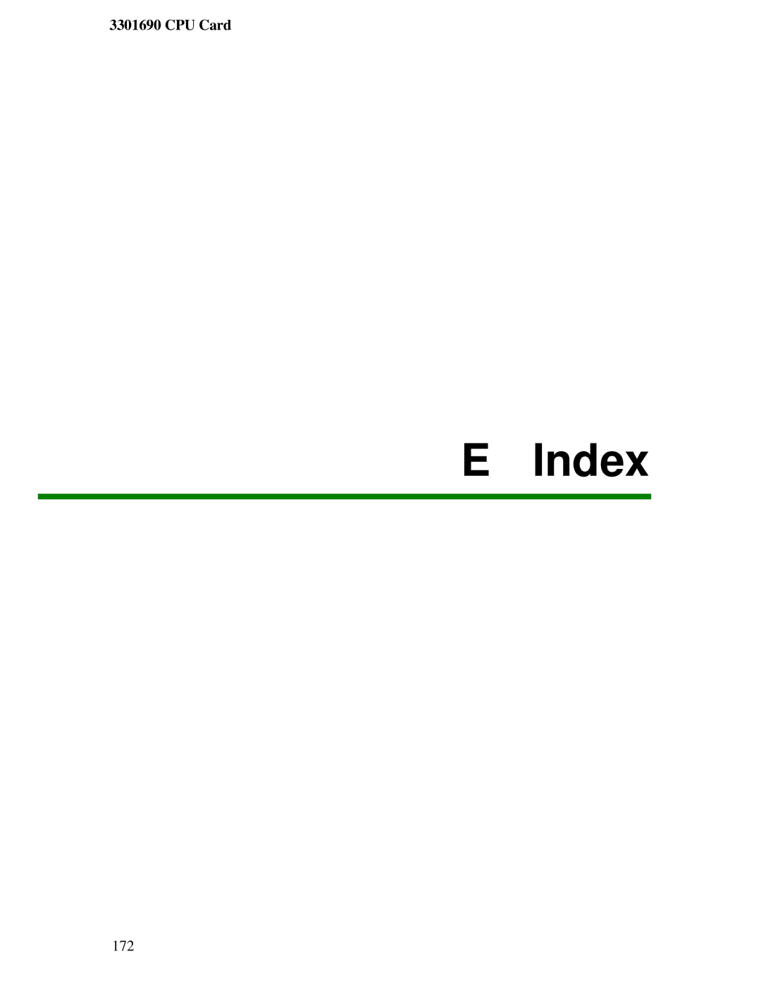 IBM 3301690 user manual Index 