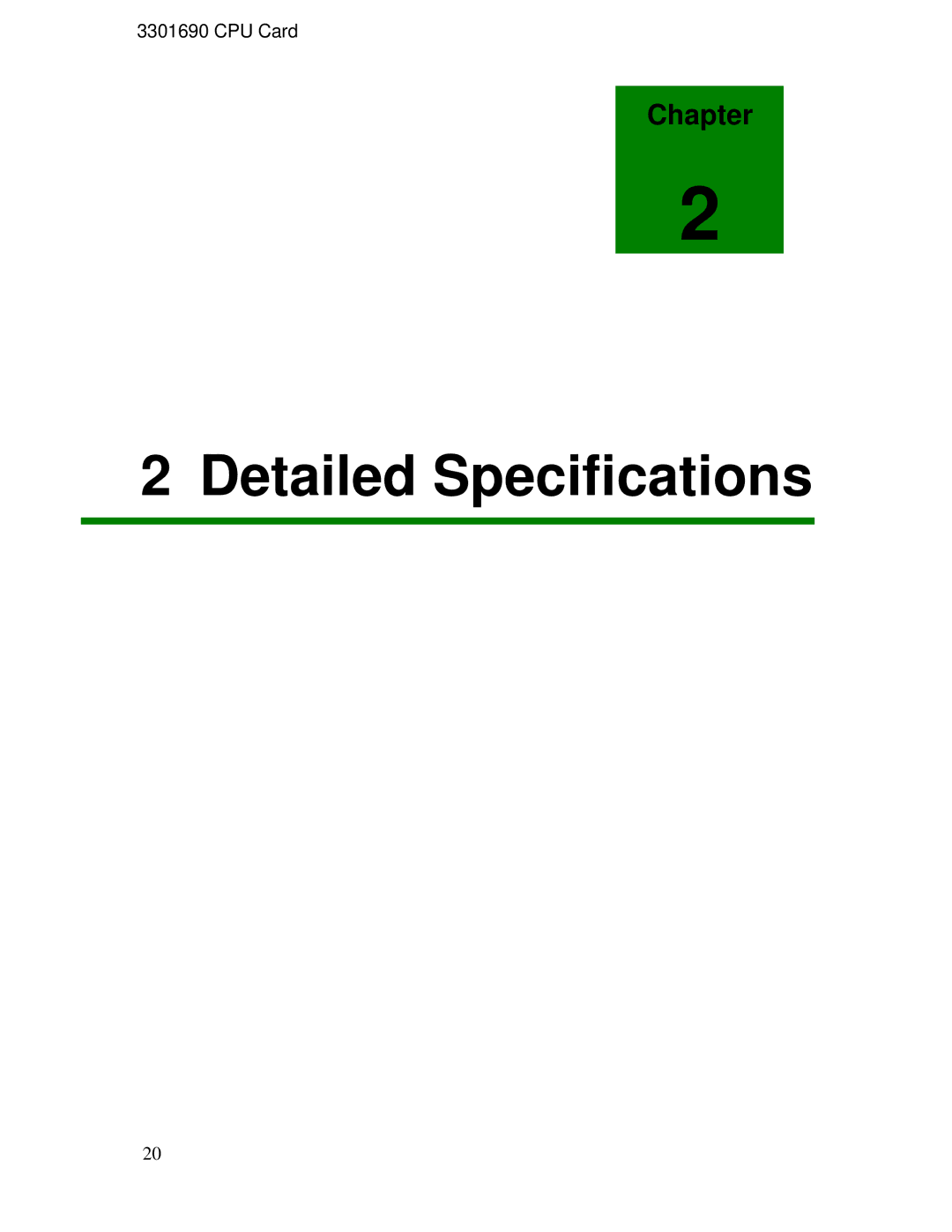 IBM 3301690 user manual Detailed Specifications 