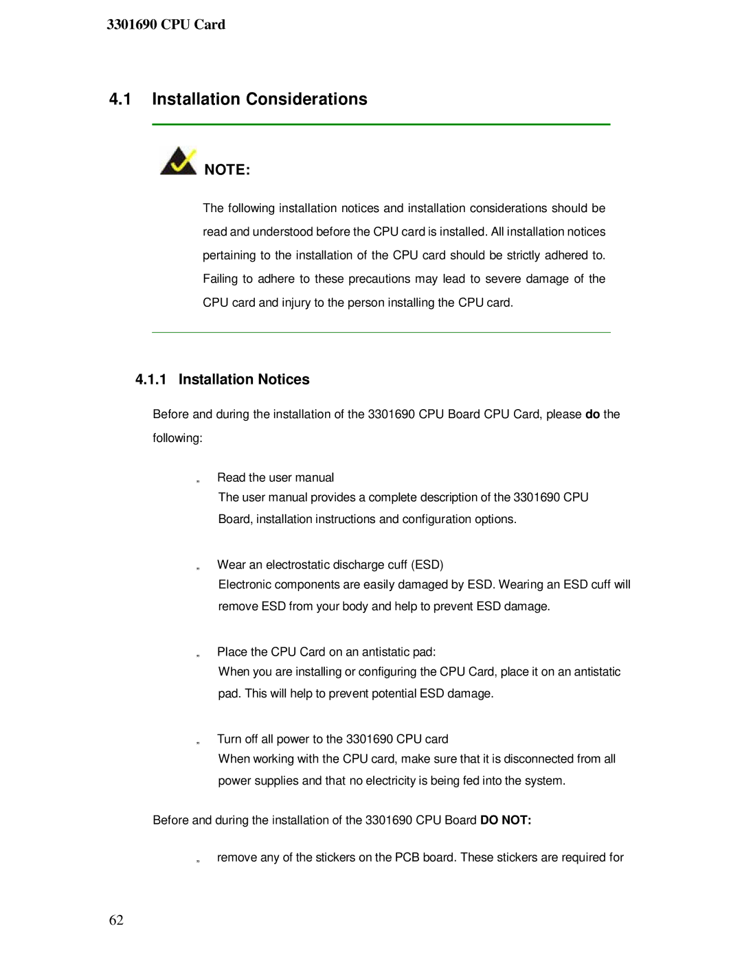 IBM 3301690 user manual Installation Considerations, Installation Notices 