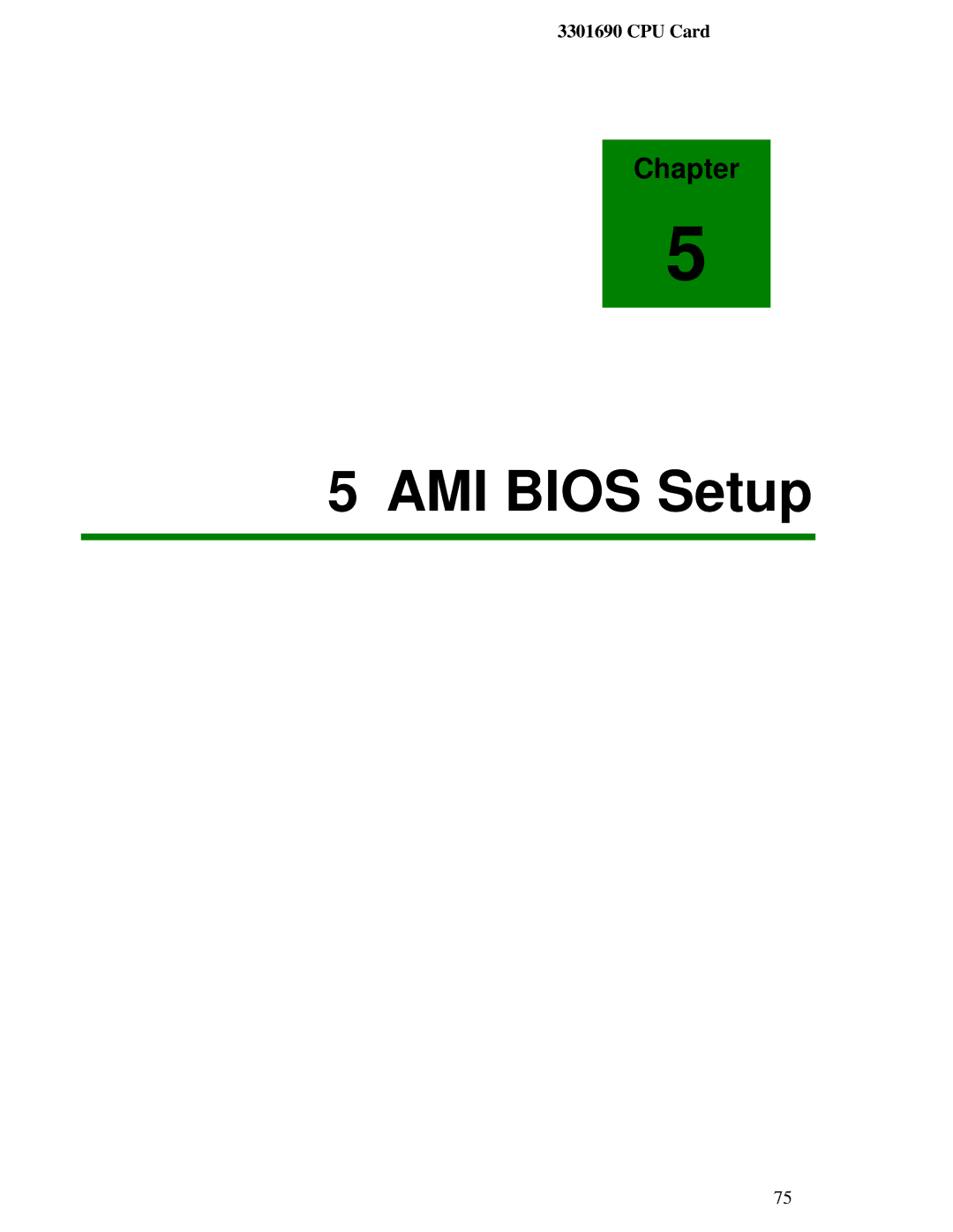 IBM 3301690 user manual AMI Bios Setup 