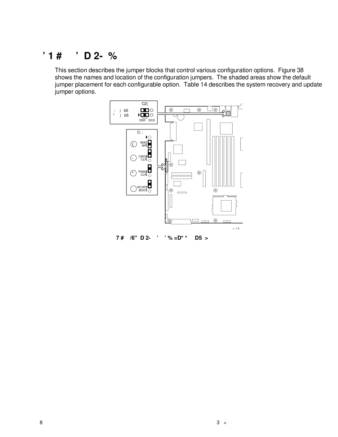 IBM 343 manual Configuration Jumpers, Jumper Locations J1E1 and J6A2 