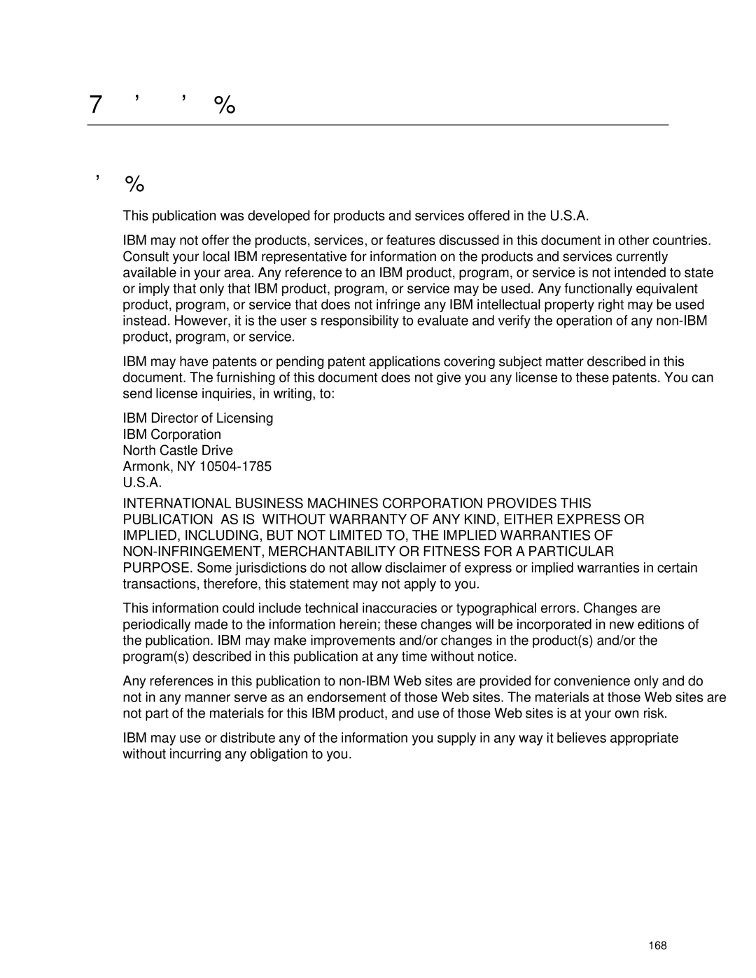 IBM 343 manual Product Notices 