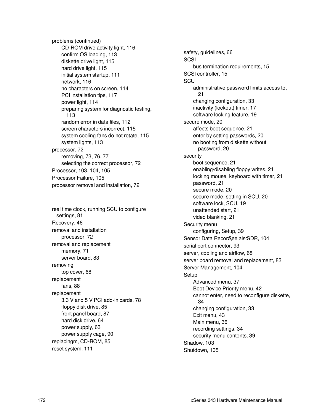 IBM 343 manual Scsi 