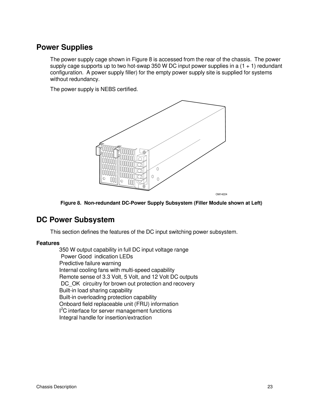 IBM 343 manual Power Supplies, DC Power Subsystem 