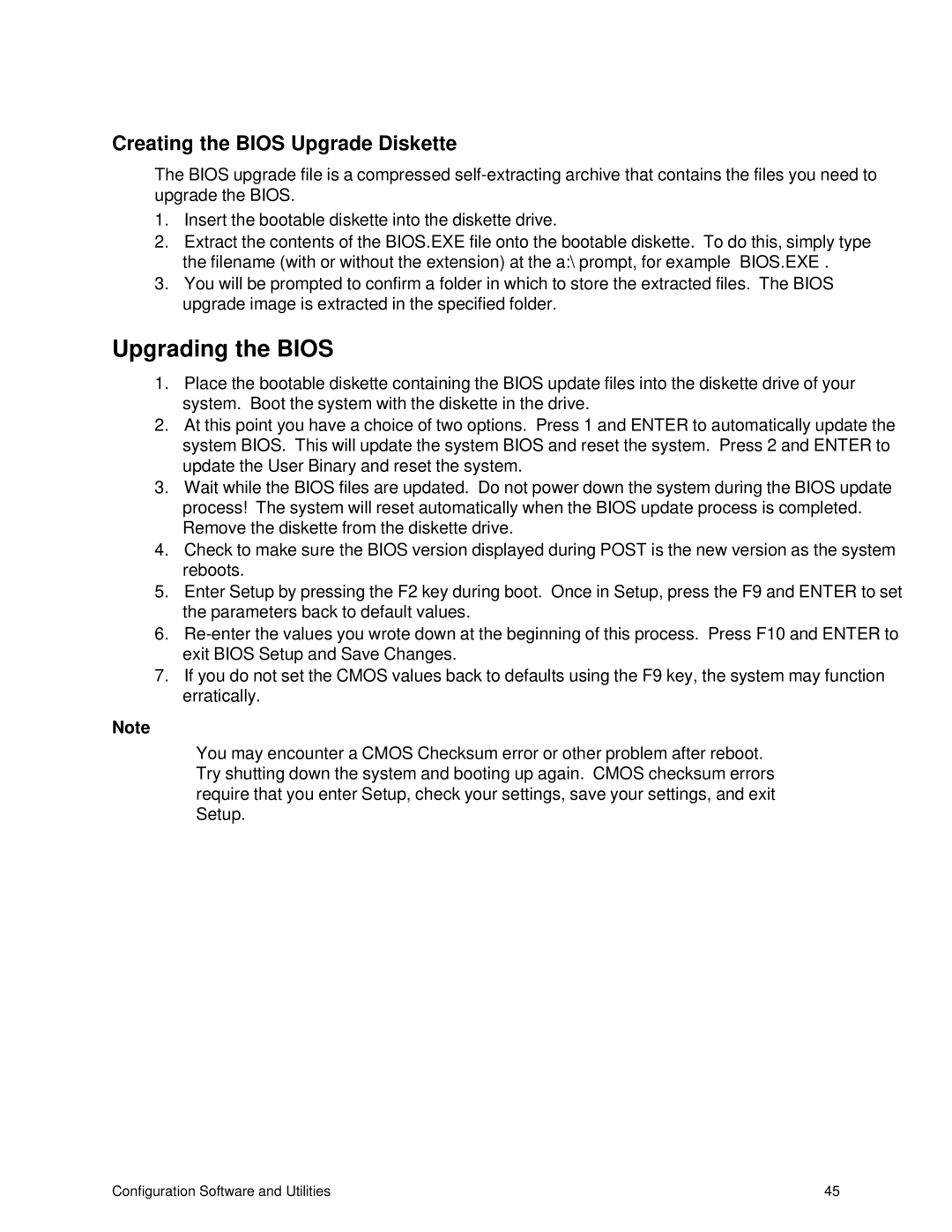 IBM 343 manual Upgrading the Bios, Creating the Bios Upgrade Diskette 