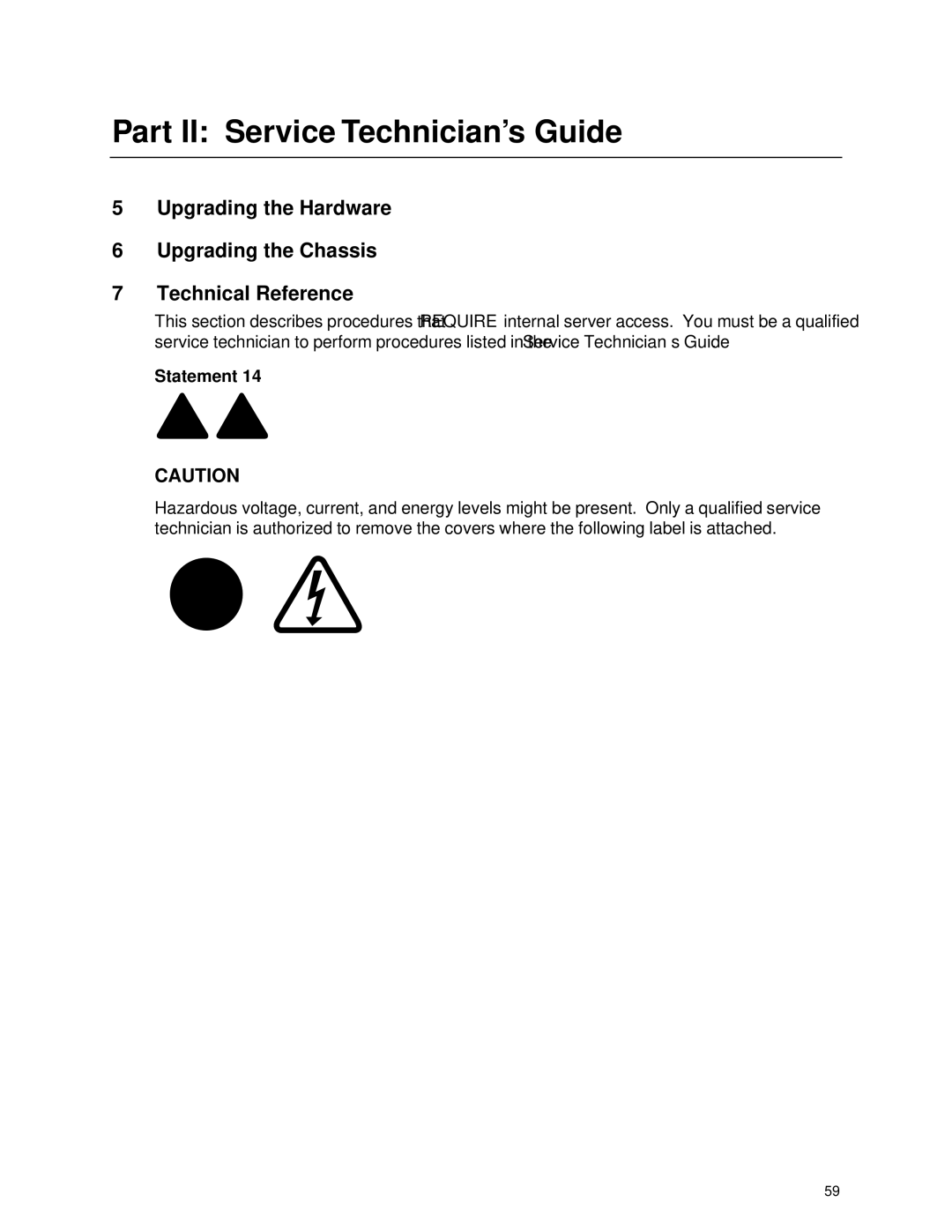 IBM 343 manual Part II Service Technician’s Guide 