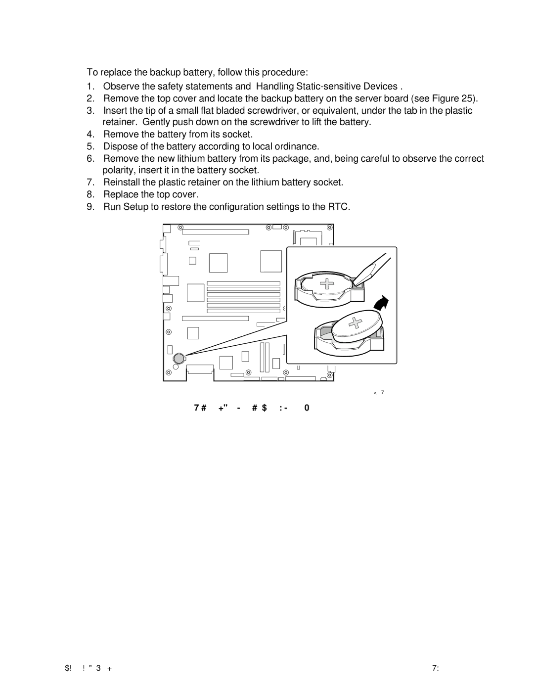 IBM 343 manual Replacing the Backup Battery 